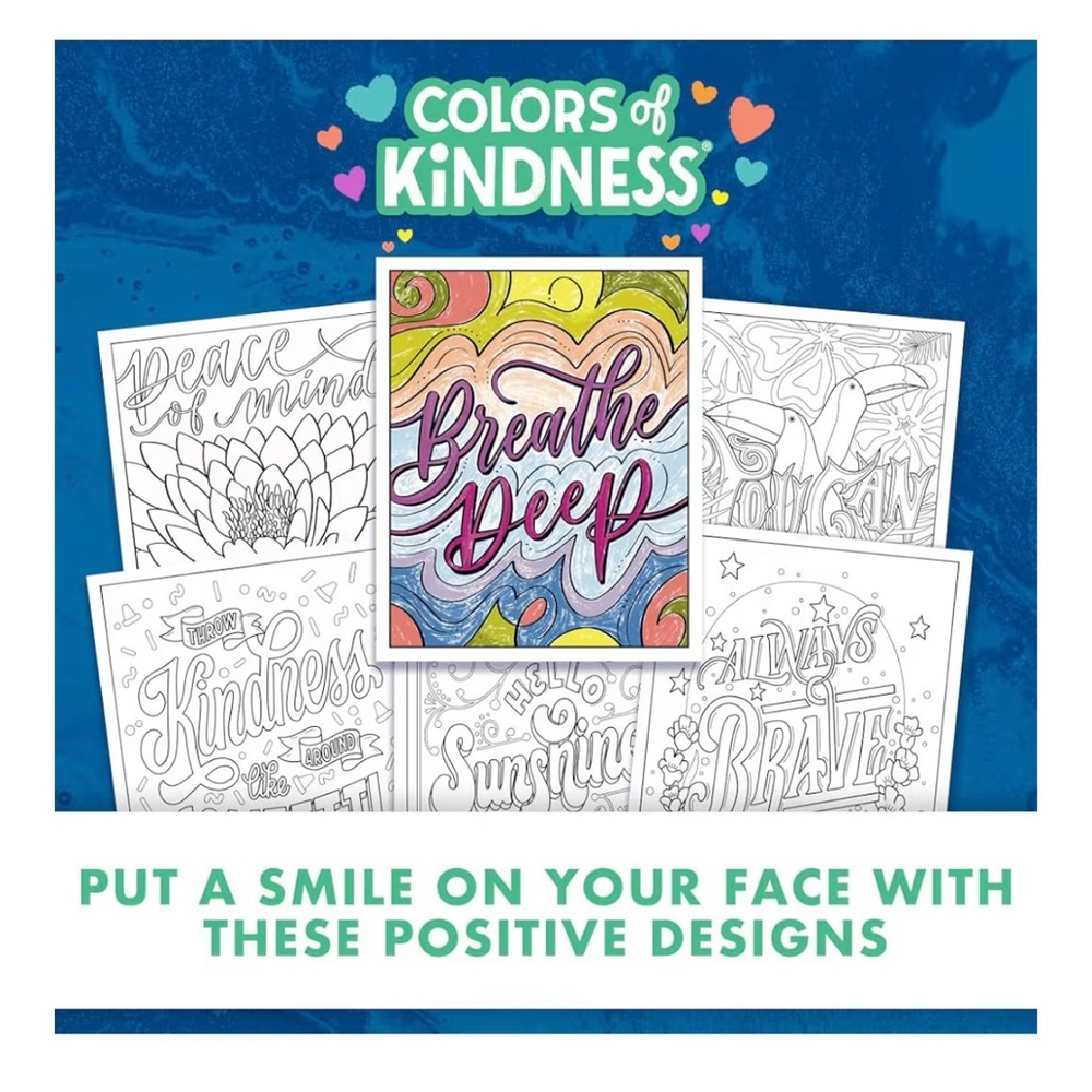 🎉3 / $9 DEAL
Crayola Colors of Kindness Coloring Book for young adults / adults - Picture 2 of 8